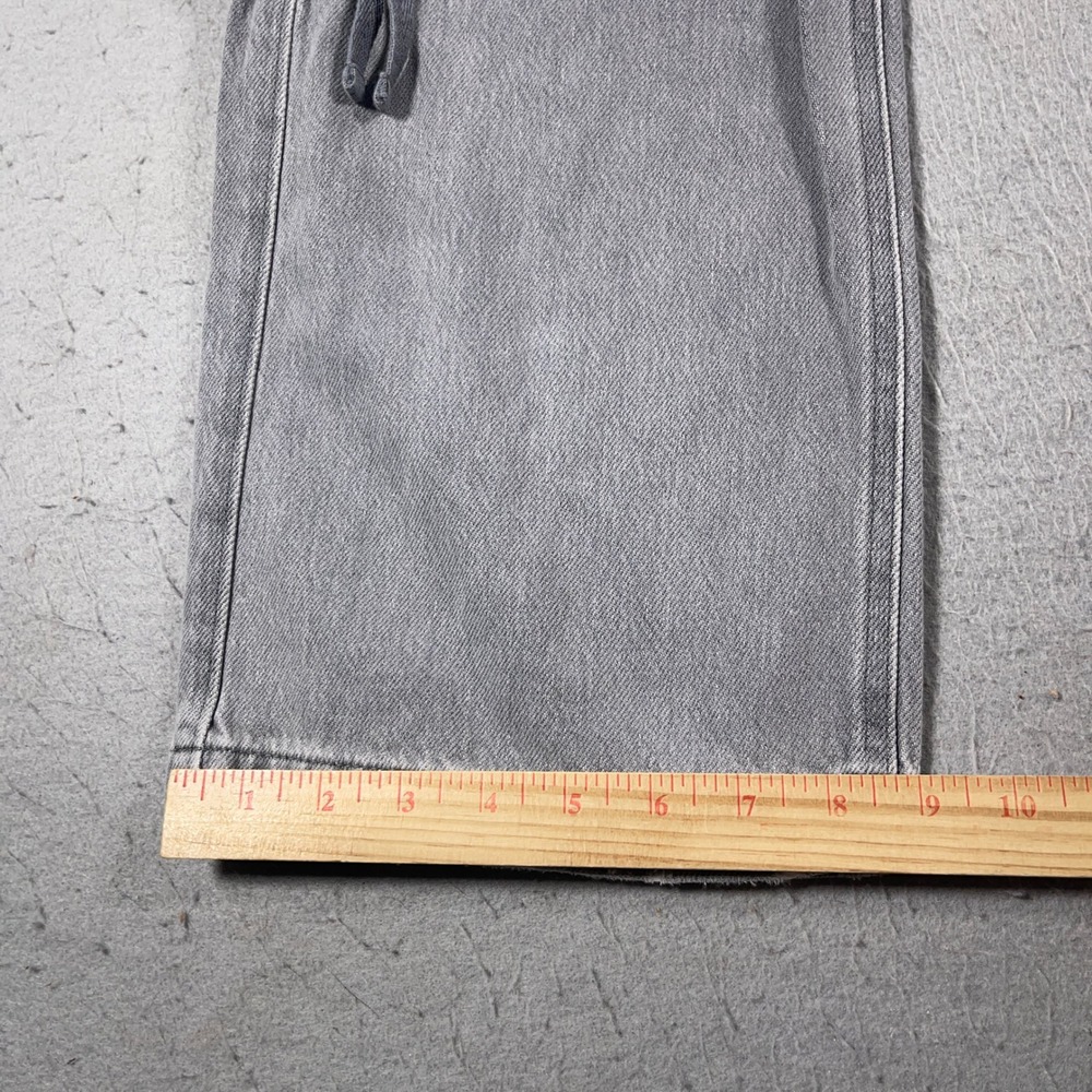 Aeropostale Mid Rise‎ Cargo Pants XS Gray Wide Leg Y2K Streetwear Grungecore - Picture 4 of 12